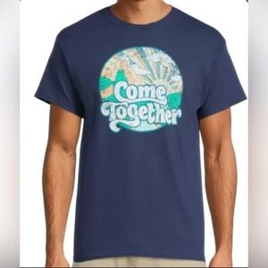 “Come Together” dark blue Tshirt. Size small. DOM it’s about the art.